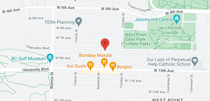 map of 4466 W 8TH AVENUE